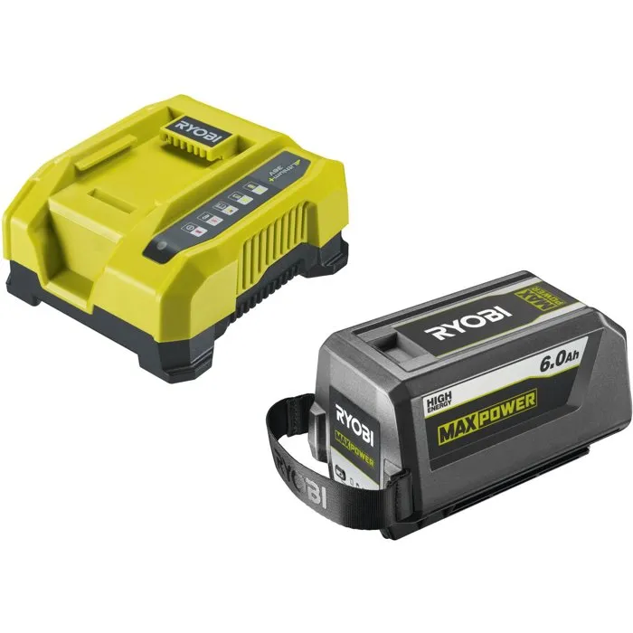 Ryobi Kit batterie et chargeur Lithium+ 36V - 6,0Ah - RY36BK60B-160 Ryobi Kit batterie et chargeur Lithium+ 36V - 6,0Ah - RY36BK60B-160