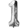 Party Time Ballon Chiffre Argenté 85 cm