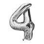 Party Time Ballon Chiffre Argenté 85 cm