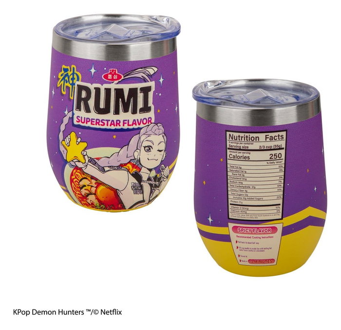 Cinereplicas Mug de voyage isotherme Kpop Demon Hunters Rumi Superstar Flavor