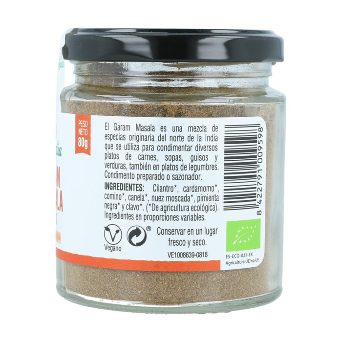 Vegetalia Garam Masala en poudre BIO 80g
