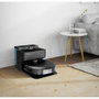 Eziclean All-in-one Z10 Plus - Robot aspirateur laveur connecté avec base de vidage automatique, 6000Pa, Noir