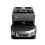 Eziclean All-in-one Z10 Plus - Robot aspirateur laveur connecté avec base de vidage automatique, 6000Pa, Noir