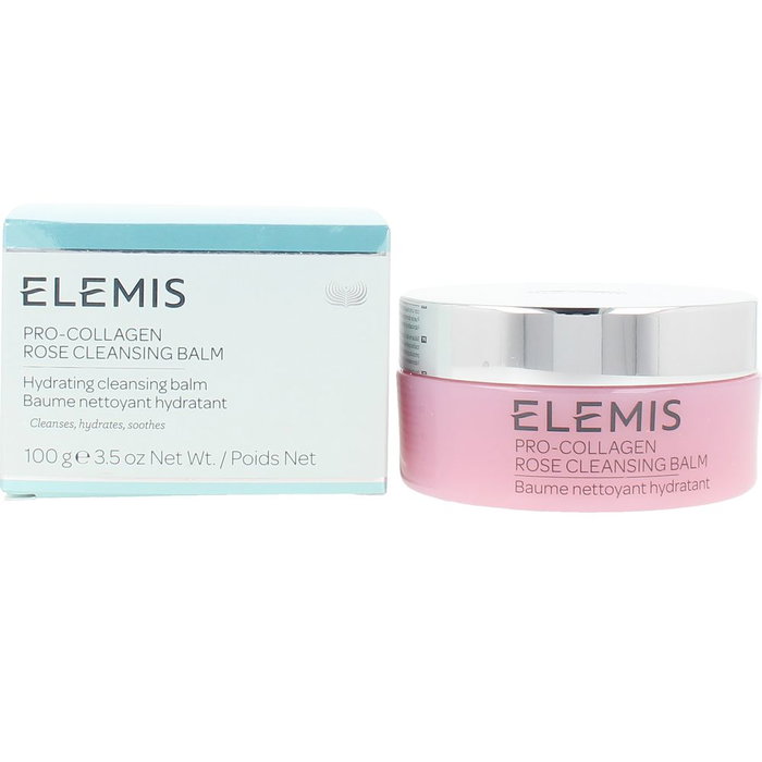 Elemis Baume Nettoyant Pro-Collagen à la Rose 100g - Nettoie, Apaise et Hydrate les Peaux Sensibles