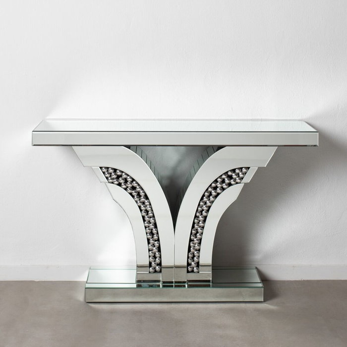BigBuy Home Meuble d'Entrée Miroir 120 x 40 x 75 cm BigBuy Home Meuble d'Entrée Miroir 120 x 40 x 75 cm