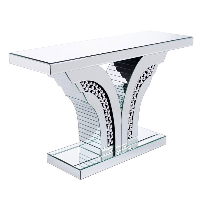 BigBuy Home Meuble d'Entrée Miroir 120 x 40 x 75 cm BigBuy Home Meuble d'Entrée Miroir 120 x 40 x 75 cm