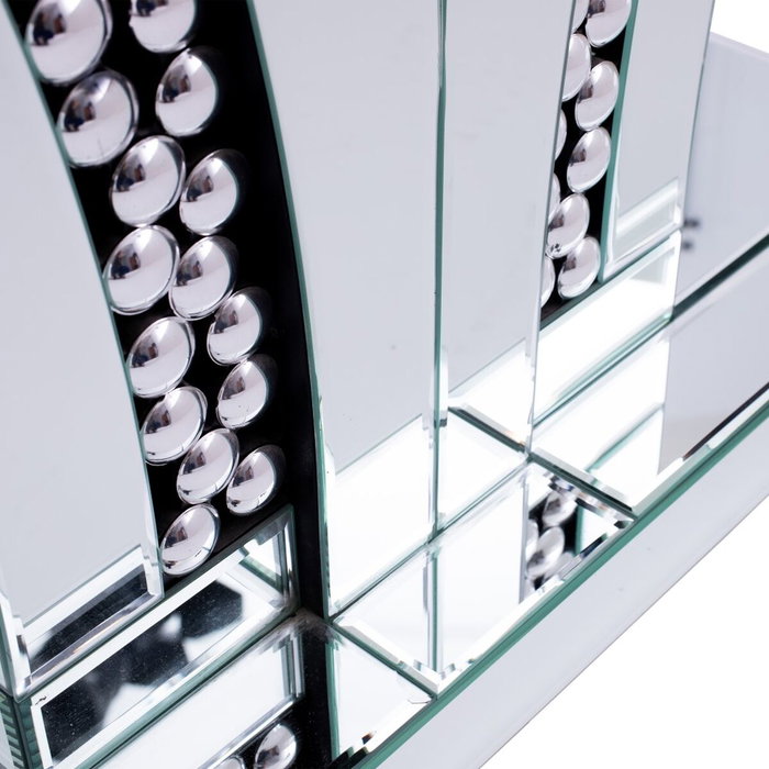 BigBuy Home Meuble d'Entrée Miroir 120 x 40 x 75 cm BigBuy Home Meuble d'Entrée Miroir 120 x 40 x 75 cm
