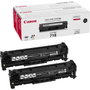 Canon Lot de deux cartouches de toner noir 718VP