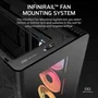 Corsair FRAME 4500X LX-R - Boîtier PC Gamer Mid-Tower en Verre Trempé, Modularité FRAME, Ventilateurs RGB Inversés, Support 2 Radiateurs 360 mm - Noir
