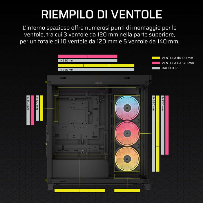 Corsair FRAME 4500X LX-R RGB Noir