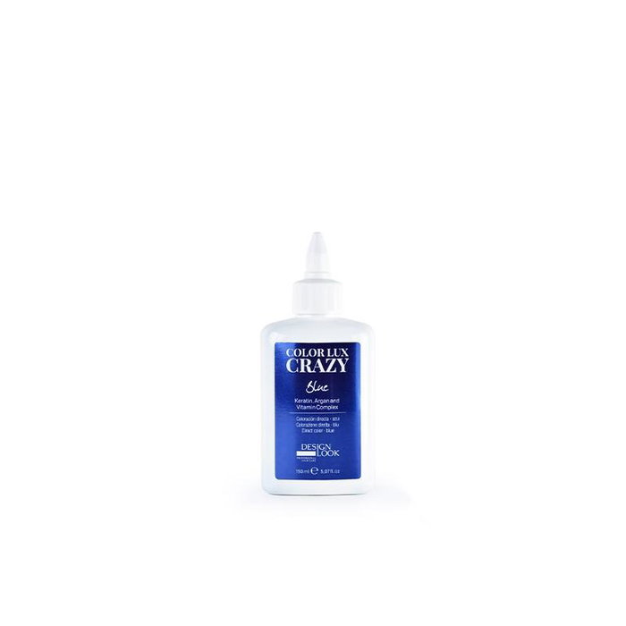 Design Look COLOR LUX CRAZY Blue 150 mL - Gel colorant direct sans ammoniaque, pour professionnels Design Look COLOR LUX CRAZY Blue 150 mL - Gel colorant direct sans ammoniaque, pour professionnels