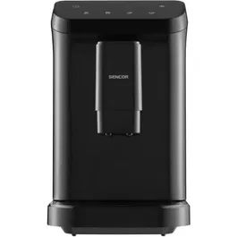 Sencor SES 6000BK - Machine à Expresso Entièrement Automatique avec Panneau Tactile LED, 20 Bars, Broyeur Inox 15 Niveaux, 1,5 L