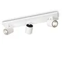 Philips PH-530933112 Aplique mural "Runner" Blanc, 3 spots GU10 (sans ampoule)