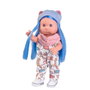 Muñecas Antonio Juan - Poupée mannequin Iris avec sac à main 23311, cheveux bleus, accessoires, jouet créatif pour enfants 3 ans et plus