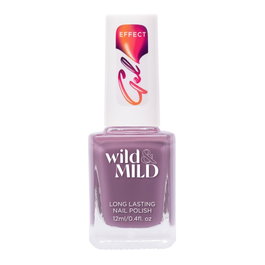 Wild&Mild Vernis à Ongles Gel Effect Fleur Power - Aspect Gel durable 7 jours, Facile à Appliquer, Sans Cruauté, Végan - Large Gamme de Couleurs