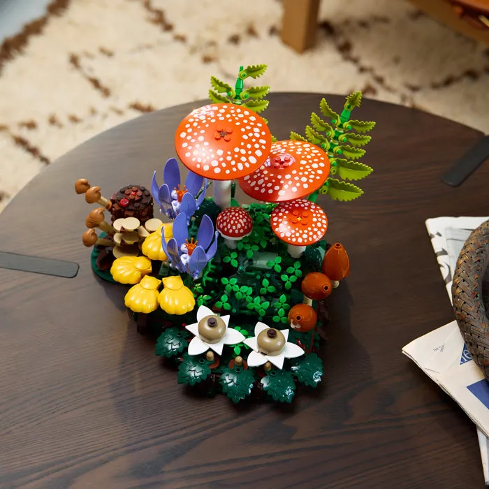Lego Botanicals 11505 Les Champignons des Bois – Set Construction Adulte Plantes Artificielles