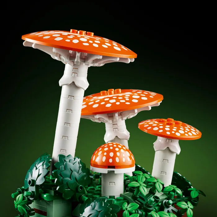 Lego Botanicals 11505 Les Champignons des Bois – Set Construction Adulte Plantes Artificielles