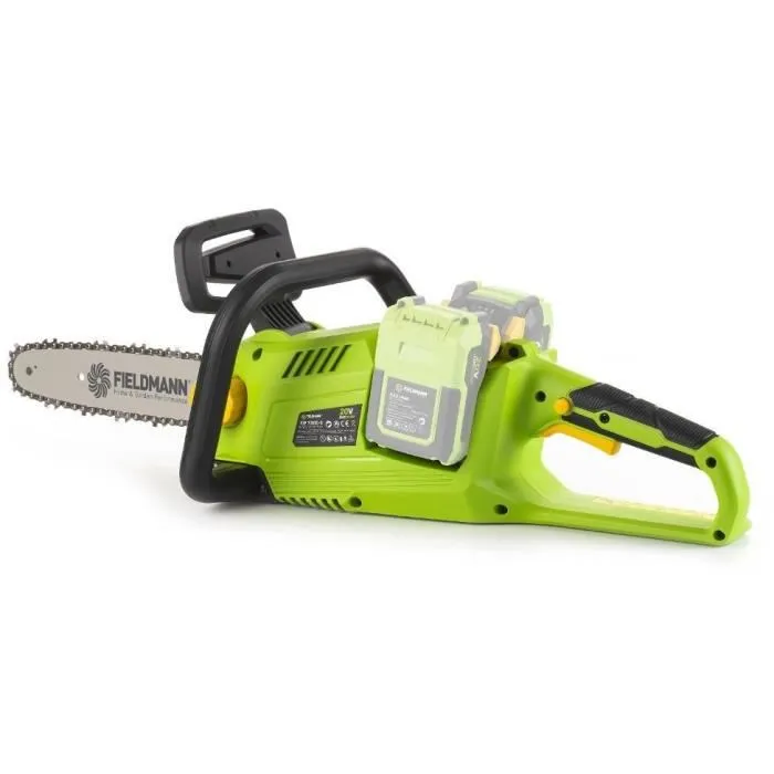 Fieldmann FZP 70805-0 Tronçonneuse sans fil, Moteur sans balais, Barre de 30 cm, Vitesse 15 m/s, Frein électronique, Poids 3.7 kg