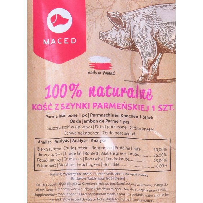 Maced Snack pour chiens Os Cochon 330 g Maced Snack pour chiens Os Cochon 330 g