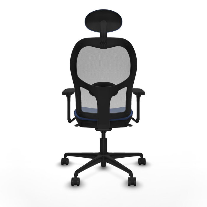 Piqueras y Crespo 3D036N1 Chaise de Bureau avec Appui-tête Bleu marine