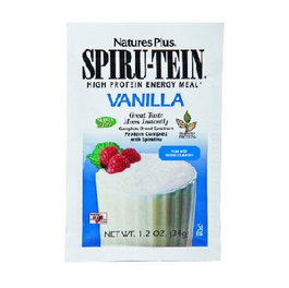 NATURES PLUS SPIRU-TEIN VAINILLA 8 sachets de 34g