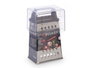 Kinvara Râpe à fromage en acier inoxydable avec réservoir Doseur noir 9x15x6 cm (Set de 24)
