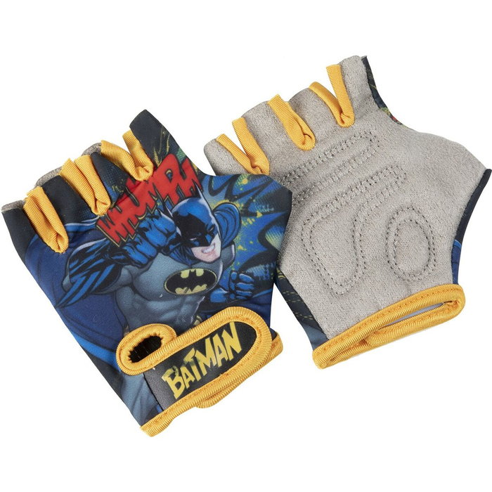 Licensing Gants de cyclisme ouverts Batman pour enfants XS (4-8 ans)