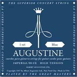 Augustine Cordes Classiques Nylon Transparent Argent Tension Haute