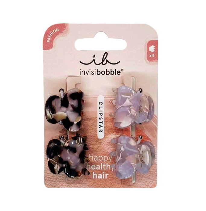 Invisibobble Clipstar XS Petit Four - Pack de 4 pinces Invisibobble Clipstar XS Petit Four - Pack de 4 pinces