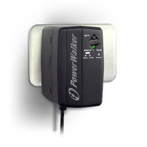PowerWalker DC SecureAdapter - Bloc d'alimentation et UPS 12V 12W/25W (DC coaxial 5.5x2.5mm) pour routeur, modem, caméra IP, amplificateur