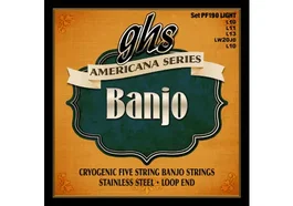 GHS Jeu de Cordes Banjo Americana S, Acier Inoxydable (5 Cordes)