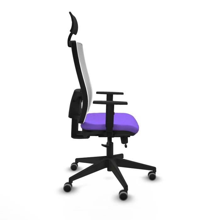 Piqueras y Crespo Chaise de Bureau 1D066G1 Lila et Blanc
