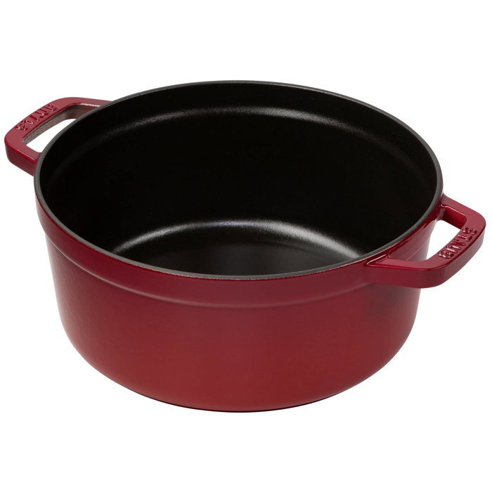 Staub Rôtisseur rond 24cm rouge cerise