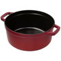 Staub Rôtisseur rond 24cm rouge cerise