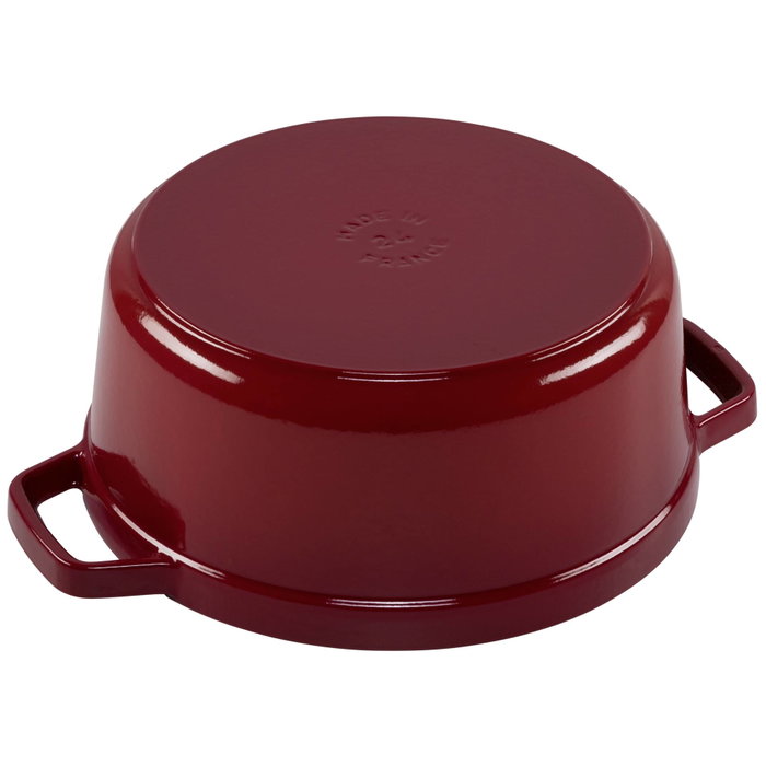 Staub Rôtisseur rond 24cm rouge cerise