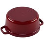 Staub Rôtisseur rond 24cm rouge cerise