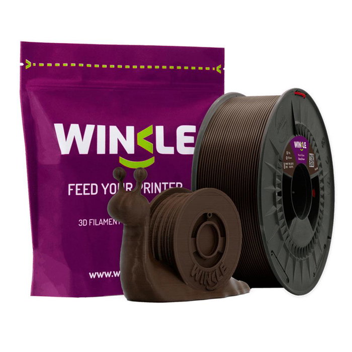 Winkle Filamento Marron Ébano Winkle PLA-HD 1.75mm Winkle Filamento Marron Ébano Winkle PLA-HD 1.75mm