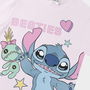 T shirt à manches courtes Enfant Stitch Rose clair 41