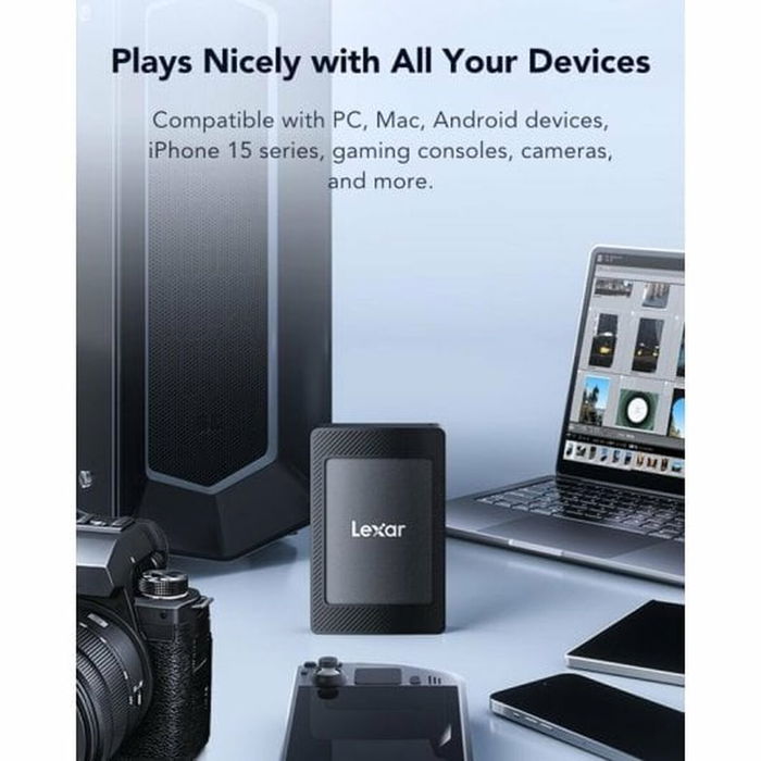 Disque Dur Externe Lexar LSL500M001T-RNBNG Noir 1 TB