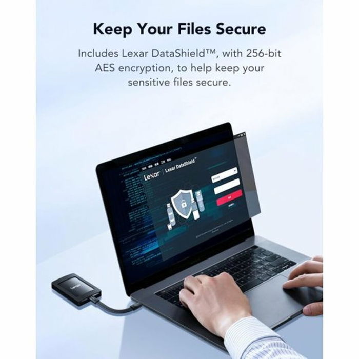 Disque Dur Externe Lexar LSL500M001T-RNBNG Noir 1 TB