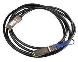 MikroTik Câble direct attach QSFP28 100G, 3 mètres, connectique intégrée pour connexion CCR2216, CRS504, 100 Gigabit