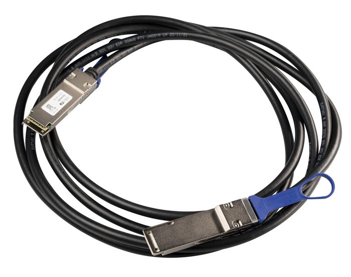MikroTik Câble direct attach QSFP28 100G, 3 mètres, connectique intégrée pour connexion CCR2216, CRS504, 100 Gigabit MikroTik Câble direct attach QSFP28 100G, 3 mètres, connectique intégrée pour connexion CCR2216, CRS504, 100 Gigabit