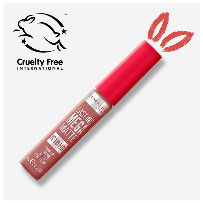 Rimmel London Rouge à Lèvres Liquide LASTING MEGA MATTE #709 Sans Bretelles 7.4 ml Mat Longue Tenue