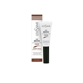 Levissime Gel Fixateur Coloré pour Sourcils, Châtain Foncé, Définition et Tenue Longue, 10 ml