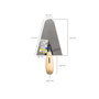 WOLFPACK LINEA PROFESIONAL Truelle Maurer manche bois 344 165x120 mm.