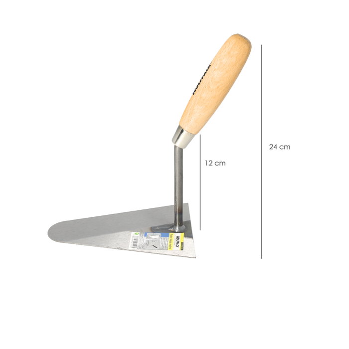 WOLFPACK LINEA PROFESIONAL Truelle Maurer manche bois 344 165x120 mm.
