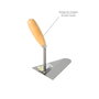 WOLFPACK LINEA PROFESIONAL Truelle Maurer manche bois 344 165x120 mm.