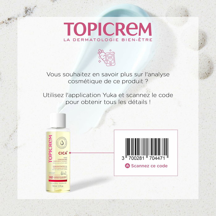 Topicrem CICA Huile cicatrices et vergetures 100 ml