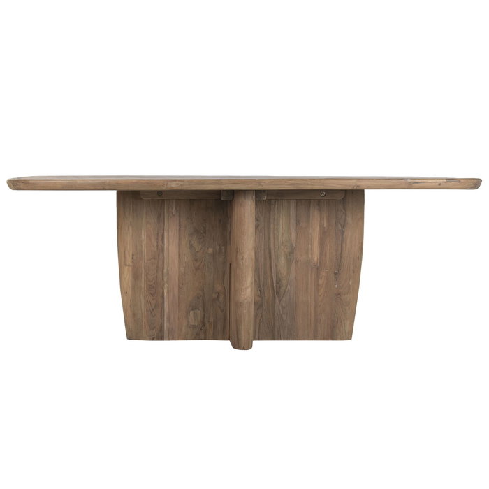 Home ESPRIT Table de Salle à Manger en bois de teck 220 x 110 x 78 cm