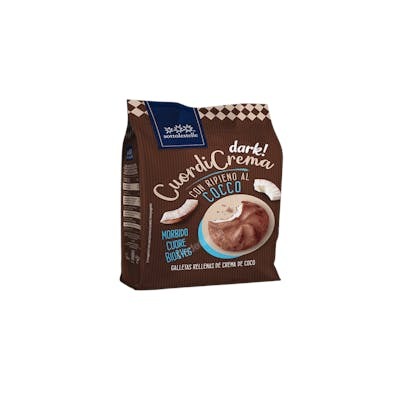 SOTTOLESTELLE Galette Fourrée Chocolat Noir et Coco 200g SOTTOLESTELLE Galette Fourrée Chocolat Noir et Coco 200g